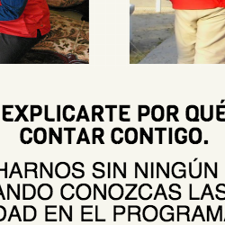 Charla informativa sobre el programa de personas mayores